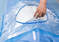 Nonwoven Fabric Disposable Steril Bedah C Bagian Paket Caesarean Drape Layanan OEM