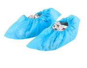 Anti Slip Disposable Shoes Cover warna Biru merah muda Nonwoven Fabric Untuk ukuran Klinik Rumah Sakit disesuaikan