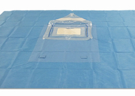 Disposable Surgical Craniotomy Drape Warna Biru Ukuran 230*330cm atau kustomisasi