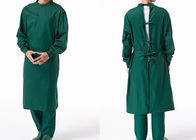 Gaun Bedah Kapas Poli yang Dapat Digunakan Kembali Autoclavable Reinforced Scrub Suits