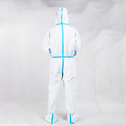 65g PP PE Disposable Medical Scrub Suits Protective Clothing Coverall CE