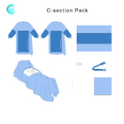 Medis Disposable Surgical C Section Drapes Pack Kit Rumah Sakit