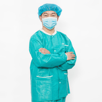 Roll Up Sleeve Hospital Scrub Suits Serbaguna Dan Fungsional Medical Scrubs dan Seragam