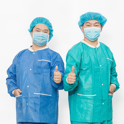 Roll Up Sleeve Hospital Scrub Suits Serbaguna Dan Fungsional Medical Scrubs dan Seragam