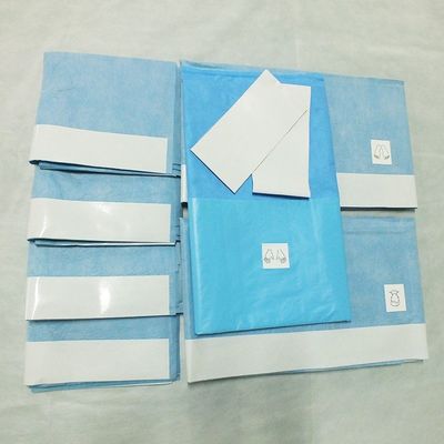 Sterilized By Ethylene Oxide Disposable Surgical Packs in Non-woven Fabric with MOQ 1000 Pieces for Medical Procedures