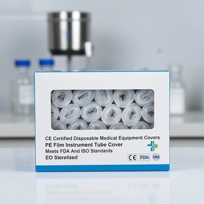 CE Sertifikasi Peralatan Medis sekali pakai Tutup PE Film Tutup tabung instrumen Memenuhi FDA Dan ISO Standar EO Steril