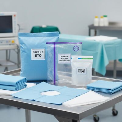 Sterile Surgical Packs in Various Sizes with Multiple Sterilization Methods and Disposable Patient Drapes