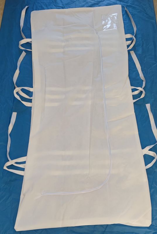Heavy Duty Kualitas tinggi PP+PE nonwoven mayat tas mayat untuk tas mayat