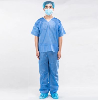 Dasi Unisex Bernafas Pada Gaun Bedah Satu Kali Untuk Perlindungan Medis
