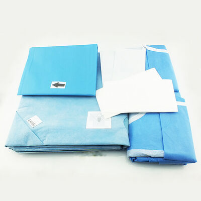 Pak Bedah Sekali Pakai OEM dengan Bahan Penyerap Tinggi, Jahitan Ultrasonik, dan Bebas Lateks untuk Prosedur Rumah Sakit