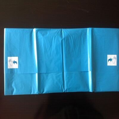 Paket bedah sekali pakai tanpa lubang jahitan, umur simpan 3 tahun, dan penyerap diperkuat di zona kritis untuk perlindungan steril